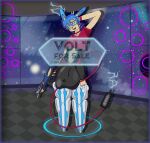  absurd_res anthro balls big_balls big_butt big_penis butt cel_shading clothed clothed_anthro clothing for_sale genitals hi_res huge_balls huge_filesize huge_penis hyper hyper_balls hyper_genitalia hyper_penis lagomorph machine male mammal mecha mechanical_leg penis ranged_weapon robot robot_anthro shaded smiley solo tail thick_thighs unusual_anatomy unusual_tail volt weapon wide_hips 