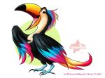  ambiguous_gender avian beak bird toucan 
