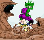  animated dragon_ball_z meme piccolo trollface vegeta 
