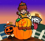 2025 ambiguous_feral ambiguous_gender armless arms_bent beady_eyes black_eyebrows boo_(mario) brown_feet brown_hair captainquack64 clear_sky clothed clothed_female clothed_human clothing colored dairy_products digital_drawing_(artwork) digital_media_(artwork) dress ear_piercing english_description evening eyebrows eyelashes feet female feral food footwear for_a_head fruit gloves goomba green_clothing green_footwear green_high_heels group hair halloween handwear happy hat headgear headwear hi_res high_heels hillside holding_fork holding_plate holidays human jack_o'goomba larger_female larger_human light lighting lips long_hair mammal mario_bros nintendo noseless object_head open_mouth open_smile orange_clothing orange_dress orange_hat orange_headwear outside pie_(food) pie_slice piercing pink_lips plant princess princess_daisy pumpkin pumpkin_head purple_sky red_tongue royalty shaded sharp_teeth shoes simple_shading size_difference sky smaller_ambiguous smile spirit standing star starry_sky sunset tan_body tan_skin teeth tongue tongue_out toothy_smile trio whipped_cream white_body yellow_clothing yellow_gloves yellow_handwear