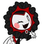  blush colorized edit fangs female flora_fauna flower freckles looking_at_viewer not_furry one_eye_closed plant plants_vs_zombies solo sunflower unknown_artist vampire vampire_sunflower wink 