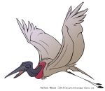  2015 ambiguous_gender avian beady_eyes beak biped bird black_eyes digital_drawing_(artwork) digital_media_(artwork) feathered_wings feathers feral flying full-length_portrait grey_beak grey_skin jabiru jamminbison long_beak long_legs long_neck multicolored_skin open_beak open_mouth open_smile pink_tongue portrait red_skin simple_background smile solo spread_arms spread_wings stork suspended_in_midair tail_feathers tongue toony two_tone_skin url wattle white_background white_feathers white_tail white_wings winged_arms wings 