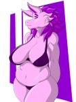  big_breasts bikini breasts clothing digitalart female lizard overweight reptile scalie simple_background slightly_chubby solo swimsuit zimaku15 zomzom15 