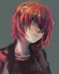  1girl diclonius elfen_lied horns lucy monster_girl pink_hair red_eyes short_hair 