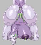  2018 antennae anthro anus areola belly bent_over big_breasts big_butt breast_rest breasts butt dragon female flexible goodra green_eyes huge_breasts looking_at_viewer nintendo nipples nude open_mouth pok&eacute;mon pok&eacute;mon_(species) pose presenting presenting_hindquarters puffy_areola pussy raised_tail shiny slightly_chubby slime smile solo standing thick_thighs tongue vicioustyrant video_games 