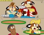 after_transformation anthro babysitter beverage blonde_hair blue_eyes breasts brown_body brown_fur clothed clothed_anthro clothed_female clothed_male clothing comic comic_panel daughter_(lore) deer dialogue father_(lore) female fingers food fur gag gender_transformation green_eyes group hair hi_res holidays hoof_hands hoop hooved_fingers hooves horn human lightluxcollie male male/female mammal memories mother_(lore) mother_and_child_(lore) mother_and_daughter_(lore) motherhood multicolored_body multicolored_fur new_world_deer new_year new_year_2023 parent_(lore) parent_and_child_(lore) parent_and_daughter_(lore) photo picture_frame picture_taking popcorn pregnant pregnant_female red_eyes scrapbook solo speech_bubble toony transformation transformation_ring transformation_sequence trio