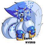 absurd_res anthro arctic_fox arctic_wolf areola armpit_hair big_areola big_breasts big_nipples bodily_fluids body_hair bovid bovine breasts canid canine canis cattle coffehybrid collar cowbell domestic_cat drooling ear_piercing facial_piercing felid feline felis female fox hi_res horn horn_jewelry horn_ring huge_areola huge_breasts hybrid hyper jewelry lalonchera22 mammal nipple_piercing nipples nose_piercing nose_ring piercing ring_(jewelry) ring_piercing saliva solo sticker thick_thighs tongue true_fox wide_hips wolf