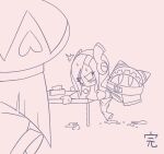 2020 5health accessory against_furniture against_surface against_table alien alien_humanoid ambiguous_penetration antennae_(anatomy) anthro armless black_and_white blush blush_lines bodily_fluids butt caught_in_the_act clothed clothed_female clothed_humanoid clothing condom cum cum_inside cum_on_butt cum_on_ground discarded_condom embarrassed eye_contact female female_penetrated filled_condom floating_hands from_behind_position furniture genital_fluids group hair hair_accessory hairclip hand_on_hip hand_on_table humanoid humanoid_on_anthro japanese_text kirby_(series) kirby_star_allies larger_female larger_humanoid larger_penetrated leaning leaning_forward legless looking_at_another machine magolor male male/female male_anthro male_penetrating monochrome mouthless narrowed_eyes nintendo penetration penile penile_penetration robot robot_humanoid sex sexual_barrier_device simple_background size_difference sketch smaller_anthro smaller_male standing_doggystyle susie_(kirby) table text the_end tissue translation_request trio waddling_head wearing_hat white_background zan_partizanne_(kirby)