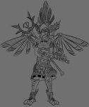  anthro avian avian_(starbound) clothed clothing digital_media_(artwork) killdark simple_background solo starbound video_games 