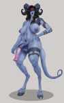 2026 2_horns absurd_res animal_genitalia animal_genitalia_on_humanoid animal_penis areola arm_tattoo balls big_breasts big_horn big_penis black_hair black_pubes blindfold blizzard_entertainment blue_areola blue_body blue_lips blue_nipples blue_skin breasts breasts_apart curled_horn darkened_balls darkened_genitalia darkened_penis digital_drawing_(artwork) digital_media_(artwork) digitigrade draenei equine_genitalia equine_penis full-length_portrait genitals glistening glistening_body glistening_skin gynomorph hair half-erect hand_on_hip hi_res hooves horn horned_humanoid huge_hips humanoid humanoid_pointy_ears intersex inverted_nipples leg_tattoo lips long_hair long_penis long_tail looking_at_viewer lythara_(meloune) meloune nipples penis pink_penis pointy_ears portrait pubes sagging_breasts saggy_balls simple_background solo standing tail tailed_humanoid tattoo thick_thighs thigh_tattoo warcraft white_background wide_hips
