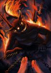  2016 demon detailed_background digital_media_(artwork) fire human mammal oneminutesketch solo_focus 