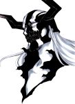  aridou bleach collarbone highres hollow hollow_ichigo horns kurosaki_ichigo long_hair mask skull solo white_hair white_skin 