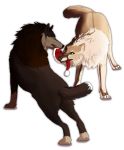  2015 alpha_channel black_lips black_nose canine digital_media_(artwork) dog duo feral mammal oneminutesketch paws simple_background transparent_background 