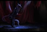  2017 black_bars clothed clothing digital_media_(artwork) fur grey_fur oneminutesketch sergal solo standing 