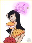  1girl ass black_hair breasts brittney_wong large_breasts long_hair skirt solo star_vs_the_forces_of_evil 