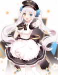  heterochromia kagura_mea maid manio pantyhose project_paryi uniform 