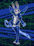  bastianmage breasts clothed clothing cosplay disney female fur judy_hopps kill_la_kill lagomorph mammal melee_weapon rabbit senketsu skimpy skirt solo sword tagme under_boob weapon zootopia 