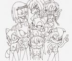  amy_rose cream_the_rabbit julie-su lara-su marine_the_raccoon mina_mongoose rouge_the_bat sally_acorn sonic_team sonikdude750 tikal_the_echidna 