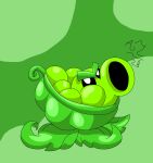 2026 ambiguous_gender black_sclera cel_shading colored digital_media_(artwork) electronic_arts elemental_creature eyebrows flora_fauna green_background green_body green_eyebrows hi_res jibanianguy not_furry peashooter_(pvz) plant plants_vs._zombies popcap_games shaded signature simple_background siphon_(anatomy) sling_pea_(pvz) solo three-quarter_view white_eyes