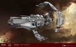  3d astero_(eve_online) brown_background carrier combat_ship_(eve_online) commentary company_logo company_name copyright_logo copyright_name dated droneboat_(eve_online) english_commentary english_text eve_online exploration_ship_(eve_online) frigate_(eve_online) gallente_federation_(eve_online) glowing highres logo maya_(medium) military_vehicle nebula no_humans official_art outdoors pirate_faction_(eve_online) realistic science_fiction servant_sisters_of_eve space spacecraft star_(sky) starry_sky_background vehicle_focus ymir_jonsson 