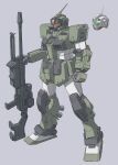 absurdres assault_visor beam_rifle clenched_hand commentary_request comparison earth_federation energy_gun gm_kai gm_sniper_custom green_visor grey_background gun gundam gundam_msv highres hizumi_ms mecha mecha_focus mobile_suit no_humans radio_antenna rifle robot science_fiction sniper_rifle weapon yellow_visor 