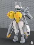  3:4 3_fingers 3d_(artwork) anthro big_breasts black_border border breasts cybernetics digital_media_(artwork) female fingers futuristic genitals glowing glowing_eyes gun hi_res huge_breasts hyper hyper_breasts industrial lego lego_brick machine military model_kit nipples nude nude_female ranged_weapon rev-rabbit robot_anthro robotic solo synthetic thiccbrick vulva weapon white_body 