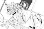 absurd_res anthro bed bedroom_sex bite blush bodily_fluids breast_grab breast_squish breasts choker domestic_cat duo ear_tuft felid feline felis female fluffy fluffy_tail from_behind_position furniture hair hair_bun hand_on_breast heart_symbol hi_res human insert jewelry konami love_bite male male/female mammal metal_gear mihoyo mullet necklace pulchra_fellini random_character romantic romantic_sex scar self_insert selfship sex squish st4vr sweat tail tail_cover thiren tuft zenless_zone_zero