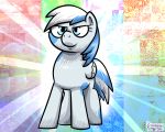  big_eyes blue_eyes blue_hair blue_tail equine eyelashes facial_markings fan_character feathered_wings feathers female feral hair hooves mammal markings multicolored_hair my_little_pony pegasus pokehidden quadruped signature smile solo standing two_tone_hair two_tone_tail white_hair white_tail wings 