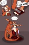 absurd_res anthro arms_tied blood blood_from_mouth blood_in_mouth blood_on_hand blood_on_penis bodily_fluids bound bound_muzzle canid canine canis cleaver crying domestic_dog english_text extreme_gore eyelashes female fetus fingers forced forced_abortion genitals gore gus_(andynonimous) guts gutted hi_res intestines kangaroo m1lkb4rk macropod male male/female mammal marsupial missing_finger missing_tooth offscreen_rape open_mouth organs penis pliers pregnant rope screaming sibling_(lore) standing tears text tools twins_(lore) umbilical_cord