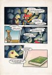  anthro avian bird chicken clothed clothing comic dialogue digital_media_(artwork) dungeons_and_dragons galliform generation_2_pokemon giraffid group hasbro hi_res male mammal nintendo phasianid pokemon pokemon_(species) text trio typhlosion wizards_of_the_coast zaryuzu_73 
