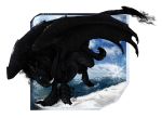  2014 arsauron black_scales blue_eyes digital_media_(artwork) dragon feral membranous_wings scales scalie solo western_dragon wings 
