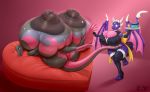  &lt;3 2018 absurd_res anthro areola armwear badgerben big_breasts breasts clothing crossover cynder digital_media_(artwork) dragon duo female hi_res horn huge_breasts hyper hyper_breasts hyperstorm_h legwear lying membranous_wings nintendo nipple_bulge nipples nude on_back pok&eacute;mon pok&eacute;mon_(species) pussy salazzle spyro_the_dragon sweat sweatdrop video_games wings 