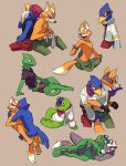 2017 4_toes 5_fingers amphibian anthro avian biped bird blue_body blue_clothing blue_feathers blue_hat blue_headwear blush bottomwear briefs canid canine canis chameleon claws clothed clothing cuddling digital_media_(artwork) dipstick_tail duo embarrassed eyes_closed falco_lombardi feathers feet fingerless_gloves fingers flookz fox fox_mccloud frog fur genitals gloves green_body green_bottomwear green_clothing green_pants grey_body grey_fur half-erect handwear hat headgear headwear hi_res hindpaw leon_powalski lizard male male/male mammal markings multicolored_body multicolored_fur multiple_images nintendo nude orange_body orange_fur pants pawpads paws penis red_body red_briefs red_clothing red_feathers red_underwear reptile scalie sex simple_background slippy_toad slippy_toed smile solo star_fox tail tail_markings toe_claws toes topless underwear white_body white_fur wolf wolf_o'donnell
