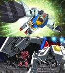  artist_name axe commentary crossover english_commentary glowing ground_shatter gun_gun_cut gundam gundam_gquuuuuux gundrass heat_hawk highres holding holding_axe holding_weapon landing mecha mecha_focus meme mobile_suit mobile_suit_gundam motion_lines no_humans one-eyed one-eyed_mecha parody perspective punching red_eyes reveal robot rx-78-2_gundam scene_reference science_fiction shield shoulder_spikes signature space sparkle spikes spoilers style_parody the_white_devil_arrives_(meme) twitter_username ultra_series ultraman ultraman_(1st_series) ultraman_gaia_(series) v-fin weapon yellow_eyes zaku_ii_s_char_custom zeknova zeon zero_gravity 