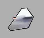  >_< 1girl 1other blush_stickers chibi commentary door_(reverse:1999) english_commentary glass_shards ny_000a reverse:1999 shards shiny_skin simple_background single_blush_sticker 