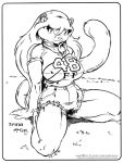  1988 clothing feline female kencougr mammal nipple_bulge scarf shirt shorts t-shirt 
