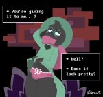  anthro blush bulge caprine clothed clothing clothing_lift crossdressing deltarune digital_media_(artwork) dress dress_lift eyewear girly glasses male mammal panties ralsei ribbons rickochet robe scarf solo standing tree underwear 