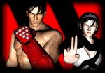  kazama_jin kazama_jun tagme tekken 