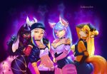  anthro asheraart cosplay female group kda league_of_legends riot_games video_games 