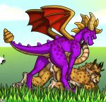  ! anal anal_penetration caprine cum cum_inside dragon feline feral hunter hunter_(spyro) male male/male mammal penetration sex spyro spyro_the_dragon video_games 