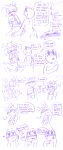 absurd_res amphibian anthro blue_and_white bodily_fluids clothing comic curious_coyote defloration dialogue digital_media_(artwork) duo embarrassed english_text erection erection_under_clothing female female/female flustered frog glitch_productions hi_res humanoid jax_(tadc) lagomorph leporid mammal monochrome nervous rabbit ribbit_(tadc) shy sketch tears text the_amazing_digital_circus touching_thigh trans_(lore) trans_woman_(lore)