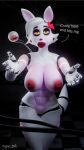 2026 2_heads 3d_(artwork) 9:16 abs animatronic anthro areola artist_name black_eyelids bodily_fluids canid canine checkered checkered_floor claws clitoris dialogue digital_media_(artwork) english_text eyelashes female five_nights_at_freddy's five_nights_at_freddy's_2 fox front_view genital_fluids genitals glistening glistening_body glowing glowing_eyes hair head_bow hi_res imminent_kiss inside inverted_nipples lips machine mammal mangle_(fnaf) multi_head nipples pink_body reaching_towards_viewer red_areola red_lips red_nipples robot robot_anthro scottgames short_hair solo tail talking_to_viewer text thick_thighs type_09 vaginal_fluids vaginal_fluids_on_leg vulva white_body white_hair wide_hips yellow_eyes