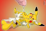  after_sex blush cleft_tail cum cum_inside disembodied_penis duo erection female female_focus feral fur leinad56 male male/female nintendo open_mouth penis pikachu pok&eacute;mon pok&eacute;mon_(species) pussy simple_background spread_legs spreading tongue tongue_out vaginal video_games yellow_fur 