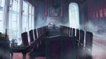  bishoujo_mangekyou:_norowareshi_densetsu_no_shoujo bishoujo_mangekyou_(series) bottle carpet chair chandelier column cup drinking_glass european_architecture fog game_asset hanging_light no_humans non-web_source official_art pillar red_carpet self-datamine table variant_set wine_bottle wine_glass wooden_table 