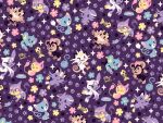  :3 alolan_meowth alt_text animal_focus blue_flower blush bowl cat claws closed_eyes closed_mouth commentary english_commentary espurr fang fangs fish_skeleton flower galarian_meowth glameow grin highres hisuian_sneasel meowth mouse_(animal) no_humans one_eye_closed open_mouth paw_print pet_bowl pink_flower pokemon pokemon_(creature) pokemon_focus purple_background purple_flower purrloin sharp_teeth shinx skitty smile solid_oval_eyes species_connection starsalts teeth yarn yarn_ball yellow_flower 