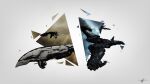  3d amarr_empire_(eve_online) apocalypse_(eve_online) artist_name battleship_(eve_online) caldari_state_(eve_online) camouflage cloud commentary digital_camouflage english_commentary eve_online frigate_(eve_online) highres military_vehicle navy_faction_(eve_online) nebula no_humans punisher_(eve_online) realistic science_fiction scorpion_(eve_online) smuitar space spacecraft star_(sky) 