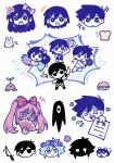  +++ ... 2girls 5boys animalization antenna_hair aubrey_(headspace)_(omori) aubrey_(omori) ball basil_(headspace)_(omori) basil_(omori) black_eyes black_hair bossman_hero bow bread bread_slice bug_bunny_(omori) bun_bunny_(omori) cat chibi chibi_only chinese_commentary chinese_text closed_mouth commentary_request double-parted_bangs dual_persona flower flower_wreath food frying_pan green_eyes green_hair hair_between_eyes head_wreath hero_(headspace)_(omori) hero_(omori) highres holding holding_ball holding_frying_pan holding_stuffed_toy kel_(headspace)_(omori) kel_(omori) knife long_hair looking_at_viewer mari_(headspace)_(omori) mari_(omori) mr._plantegg_(omori) multiple_boys multiple_girls omori omori_(omori) open_mouth pink_bow pink_eyes pink_hair polka_dot polka_dot_bow purple_eyes purple_hair short_hair sidelocks something_(omori) speech_bubble spoken_ellipsis sprout_mole stranger_(omori) stuffed_eggplant stuffed_toy sweetheart_(omori) teeth toast translation_request upper_teeth_only white_eyes y_h 