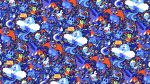  altaria applin artist_name banner claws closed_mouth commentary crown dragon dragon_type_theme_(pokemon) dragon_wings dragonair druddigon fangs flower full_body garchomp goomy helm helmet highres jangmo-o limited_palette mega_altaria mega_pokemon no_humans noibat open_mouth pokemon pokemon_(creature) pokemon_focus salamence sharp_teeth shield smile solid_oval_eyes starsalts sword teeth untranslatable_commentary unworn_crown weapon wings 