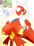 3:4 abstract_background absurd_res big_teats bikini bloodshot_eyes blush clothing crotch_breasts dragon duo female female_feral feral generation_3_pokemon gold_bikini golden_week hi_res human jojo's_bizarre_adventure joseph_joestar latias latios legendary_pokemon looking_at_another male mammal meme mythological_creature mythological_scalie mythology nintendo phoenix_peregrine pokemon pokemon_(species) red_body reference_image scalie screencap side-tie_bikini stardust_crusaders string_bikini swimwear teat_bra teats two-piece_swimsuit wide_eyed yellow_eyes