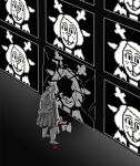 2026 abstract_background angry anthro antlers biped blood bodily_fluids breaking_the_fourth_wall broken_glass buckteeth clothed clothing deer deltarune digital_drawing_(artwork) digital_media_(artwork) english_description female female_anthro fist fur g00nked glass greyscale hair hi_res horn lightner long_hair mammal meta monochrome new_world_deer noelle_holiday scut_tail short_tail snout snowgrave solo spot_color sprite_sheet tail teeth undertale_(series)